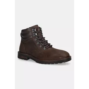 Tommy Hilfiger pantofi din nubuc CLEATED HILFIGER WRM HOOK BOOT imagine