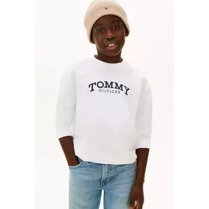 Tommy Hilfiger longsleeve din bumbac pentru copii imagine