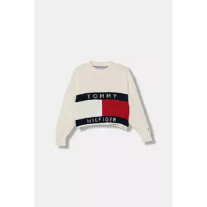 Tommy Hilfiger pulover de bumbac pentru copii imagine