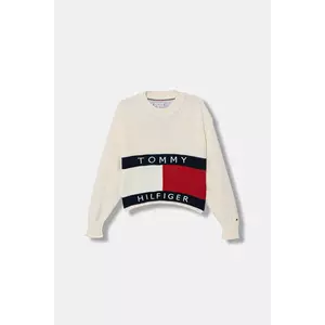 Tommy Hilfiger pulover de bumbac pentru copii imagine