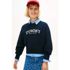 Tommy Hilfiger pulover de bumbac pentru copii imagine