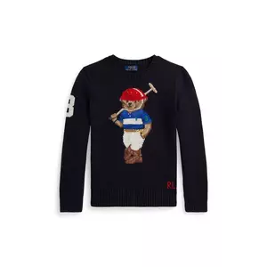 Polo Ralph Lauren pulover de bumbac pentru copii imagine