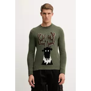 EA7 Emporio Armani pulover din amestec de lână imagine