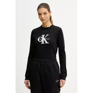 Calvin Klein Jeans longsleeve din bumbac imagine