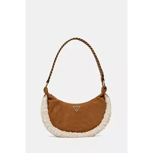 Guess geantă de mână din piele întoarsă AMITA imagine