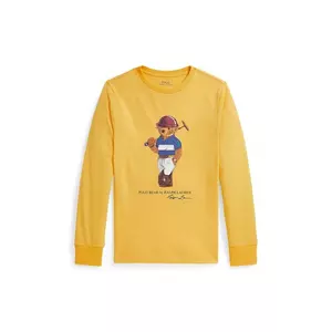 Polo Ralph Lauren longsleeve din bumbac pentru copii imagine