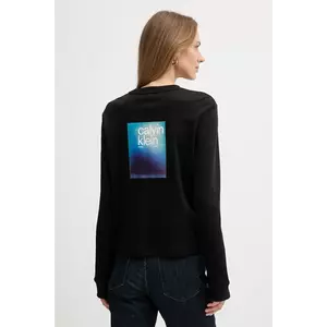 Calvin Klein Jeans longsleeve din bumbac imagine