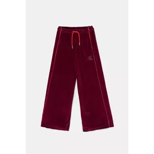 Calvin Klein Jeans pantaloni de trening din velur pentru copii imagine