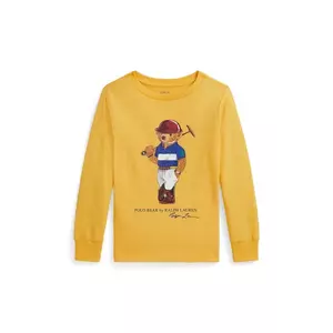 Polo Ralph Lauren longsleeve din bumbac pentru copii imagine