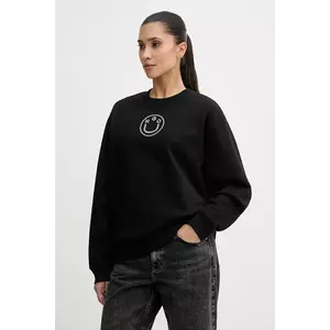 HUGO Blue hanorac de bumbac Classic Crew_B_2 imagine