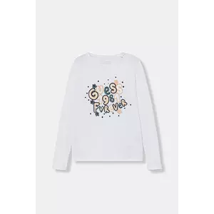 Guess longsleeve din bumbac pentru copii imagine