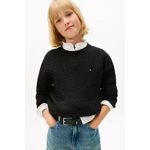 Tommy Hilfiger pulover de bumbac pentru copii imagine