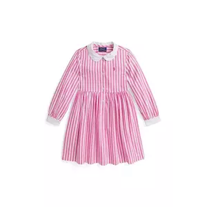 Polo Ralph Lauren rochie din bumbac pentru copii imagine
