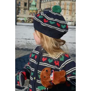 Konges Sløjd beretă din amestec de lână pentru copii BELOU KNIT BERET imagine