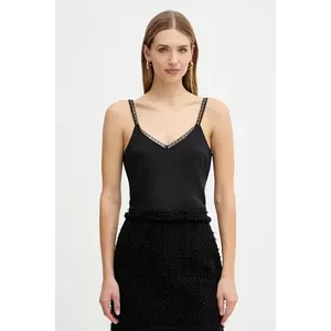 Twinset top din amestec de mătase imagine