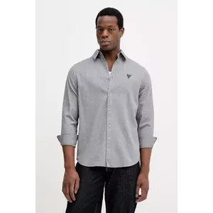 Guess cămașă din bumbac HERRINGBONE imagine