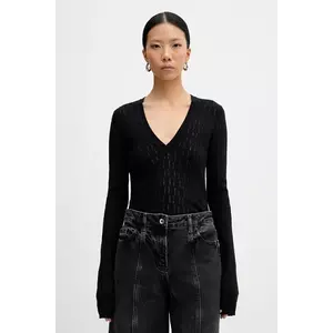 Patrizia Pepe pulover din amestec de lână imagine