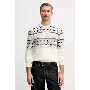 Guess pulover din amestec de lână imagine