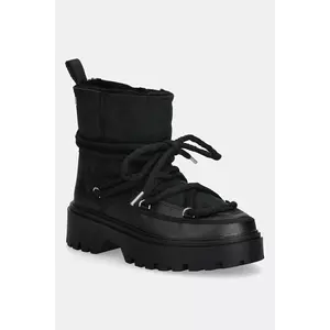 Tommy Hilfiger cizme de iarnă REAL SHEARLING LACEUP imagine