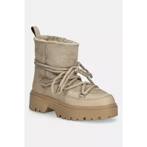 Tommy Hilfiger cizme de iarnă REAL SHEARLING LACEUP imagine
