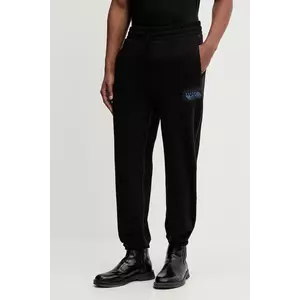 HUGO Blue pantaloni de trening din bumbac Notharos imagine
