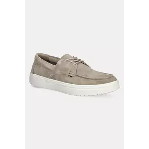 Tommy Hilfiger mocasini de piele SUEDE STITCH TOE HYBRID imagine