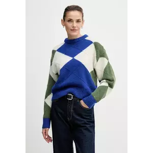 Tommy Hilfiger pulover din amestec de lână de alpaca imagine