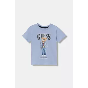 Guess tricou de bumbac pentru copii imagine