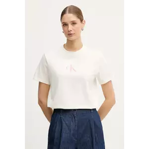 Calvin Klein Jeans tricou din bumbac imagine