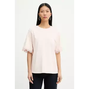 Twinset tricou din bumbac imagine