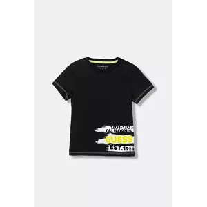 Guess tricou de bumbac pentru copii imagine