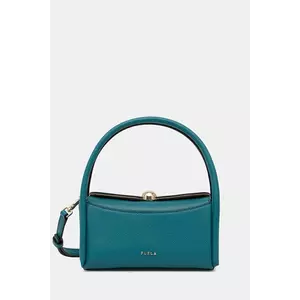 Furla poșetă de piele Nicole Mini Boston Bag imagine