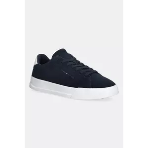 Tommy Hilfiger sneakers din piele intoarsă TH COURT CORE SUEDE imagine