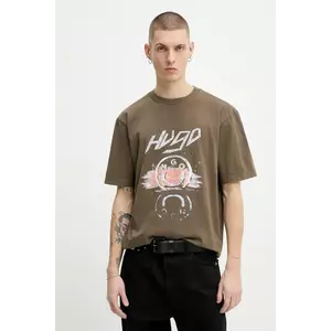 HUGO Blue tricou din bumbac Noctornix imagine