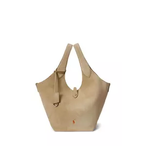 Polo Ralph Lauren geantă de mână din piele întoarsă imagine