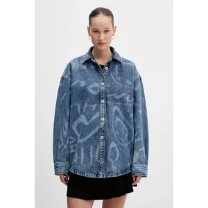 Hugo Blue cămașă jeans Garesa_4_B imagine