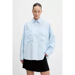 Hugo Blue cămașă din bumbac Edafnena_B imagine