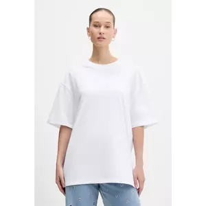 Hugo Blue tricou din bumbac Oversized _Tee_B_9 imagine