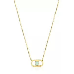 Tous colier din argint placat cu aur imagine