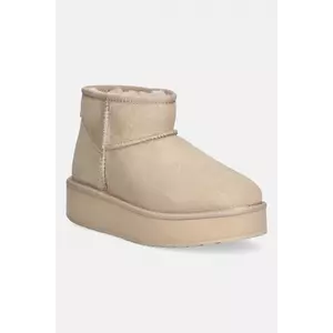 Emu Australia cizme de zăpadă din piele întoarsă Stinger Micro Flatform 2.0 imagine