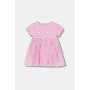 Guess rochie din bumbac pentru bebeluși imagine