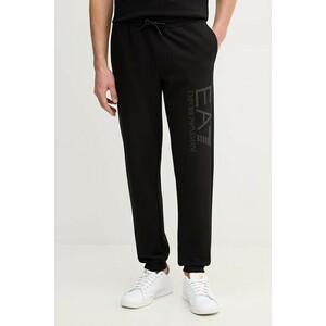 EA7 Emporio Armani pantaloni de trening din bumbac imagine