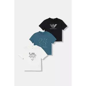 Emporio Armani tricou din bumbac pentru bebeluși 3-pack imagine
