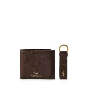 Polo Ralph Lauren portofel din piele și breloc imagine