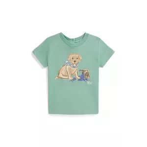 Polo Ralph Lauren tricou din bumbac pentru bebeluși imagine