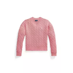 Polo Ralph Lauren pulover de bumbac pentru copii imagine