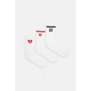 HUGO șosete 3P QS LOVE YOU CC W 3-pack imagine