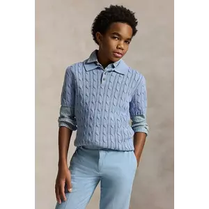 Polo Ralph Lauren pulover de bumbac pentru copii imagine