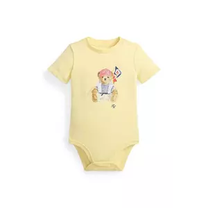 Polo Ralph Lauren body din bumbac pentru bebeluși imagine