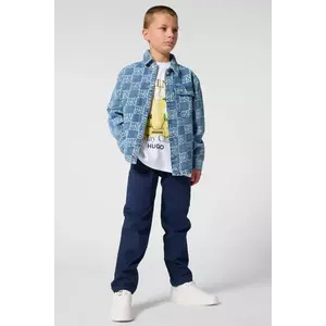 HUGO cămașă din denim pentru copii imagine